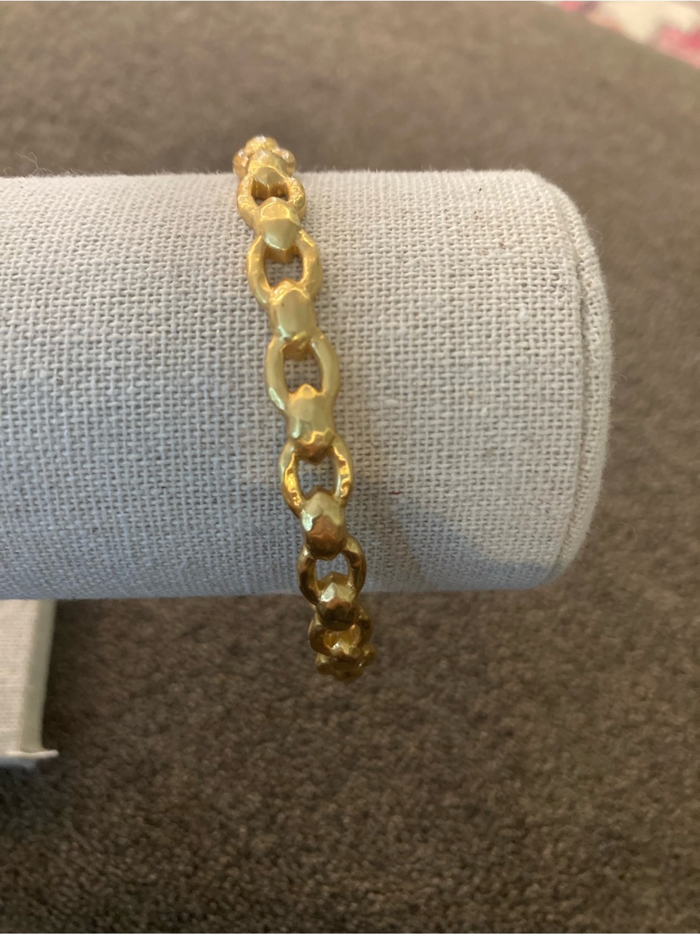 Julie Vos Gold Link bangle Bracelet.